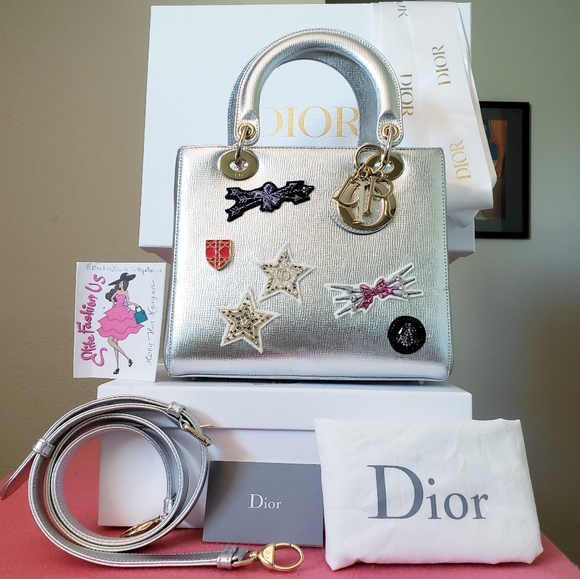 Lady dior cruise limited edition silver bag - Picture 2 of 12